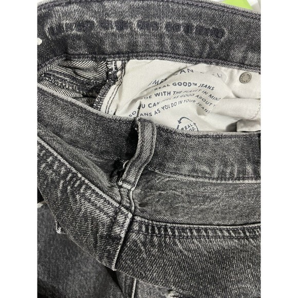 American Eagle Outfitters Highest Rise 90s‎ Boyfriend Jeans Womens 2 Gray - Picture 5 of 6